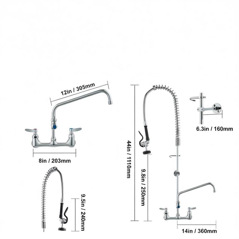 Commercial Kitchen Tap 44-Inch – Commercial Kitchen Plumbing recenzja i cena