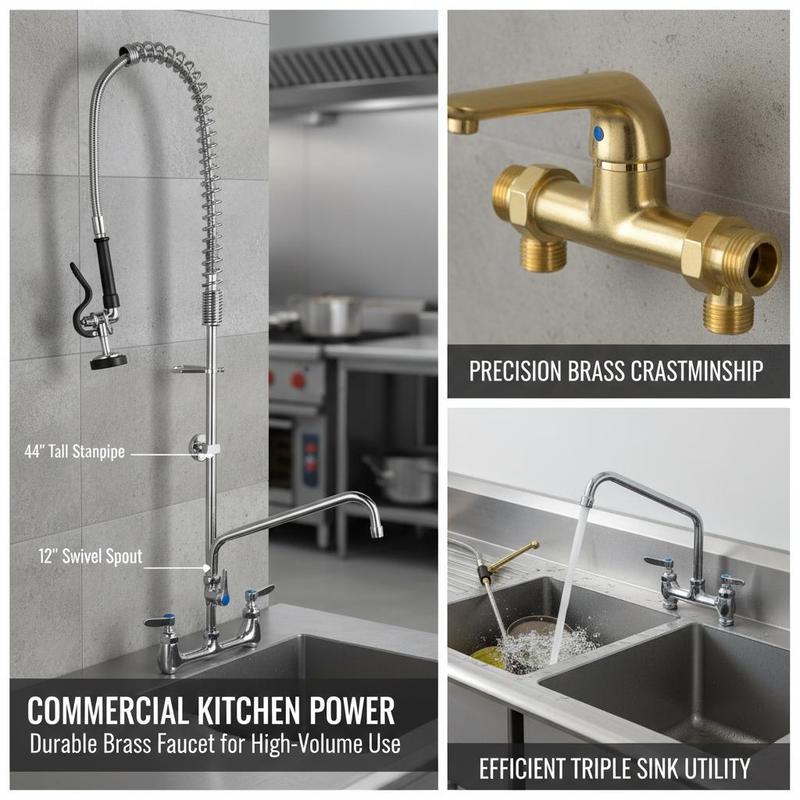 Commercial Kitchen Tap 44-Inch – Commercial Kitchen Plumbing recenzja i cena