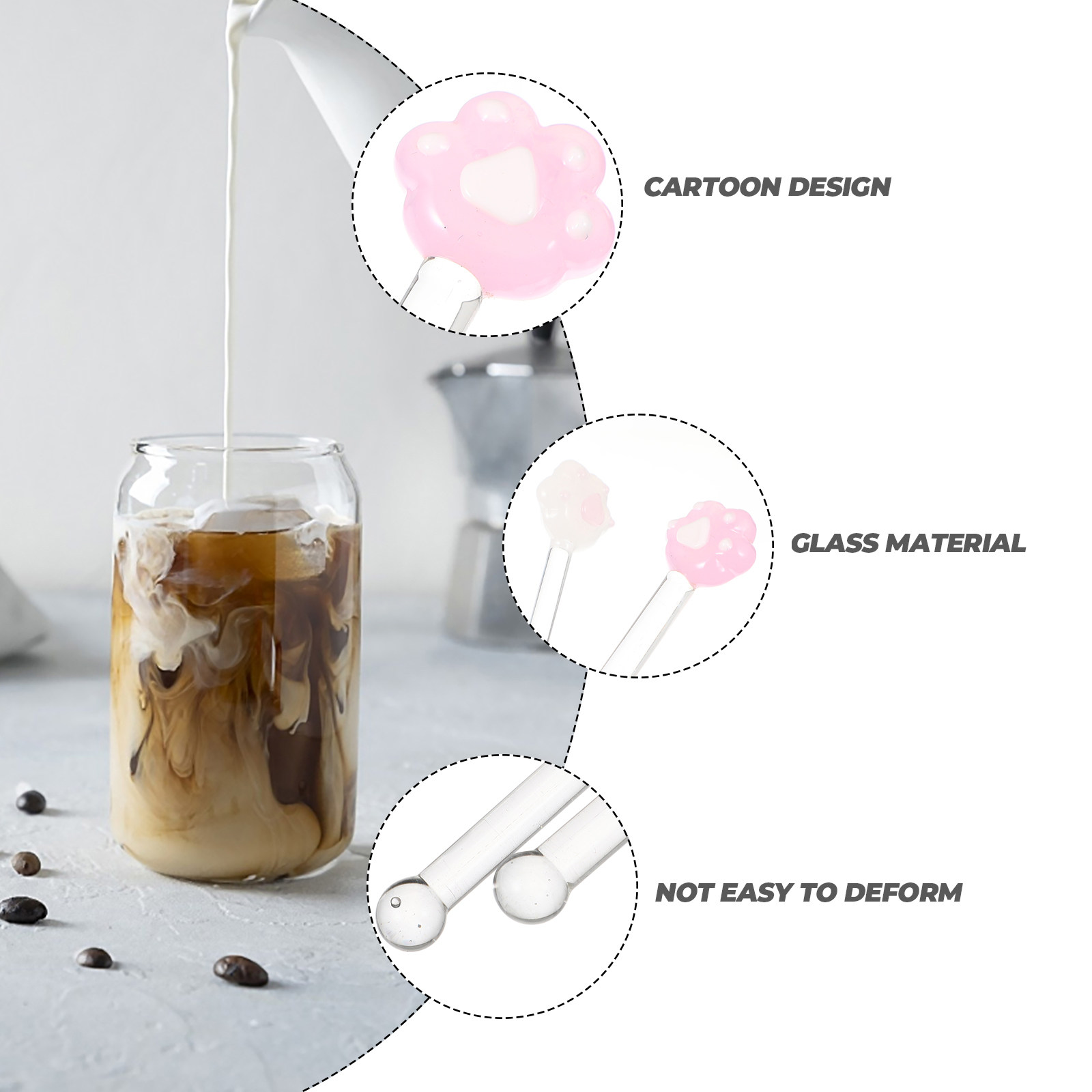 2Pcs Cat Paw Stirring Sticks G – Bar Blender Mixing recenzja i cena