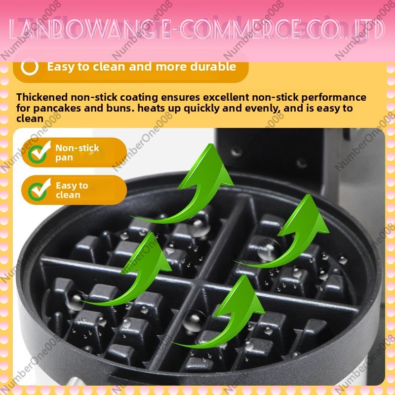 Rotating Waffle Maker Griddle  – Crepe Maker Griddle recenzja i cena