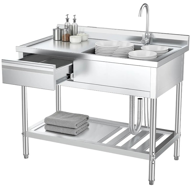 Stainless Steel Utility Sink w – Commercial Kitchen Plumbing recenzja i cena
