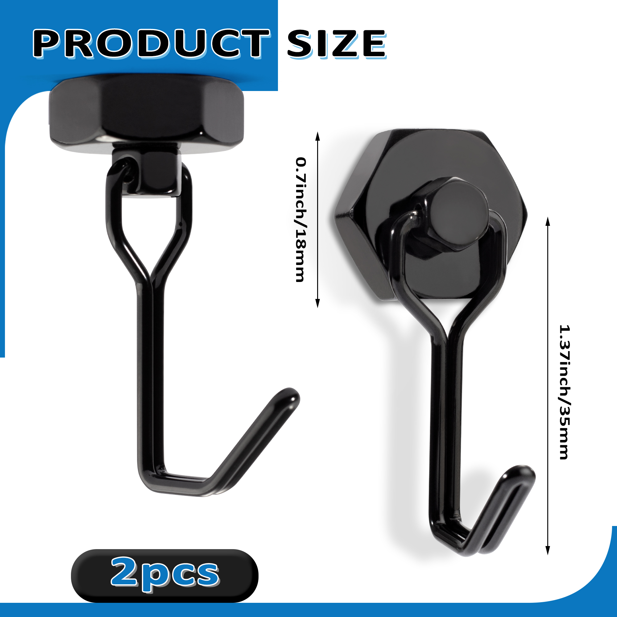 2PCS Strong Magnetic Hooks Sto – Commercial Kitchen Fridge recenzja i cena