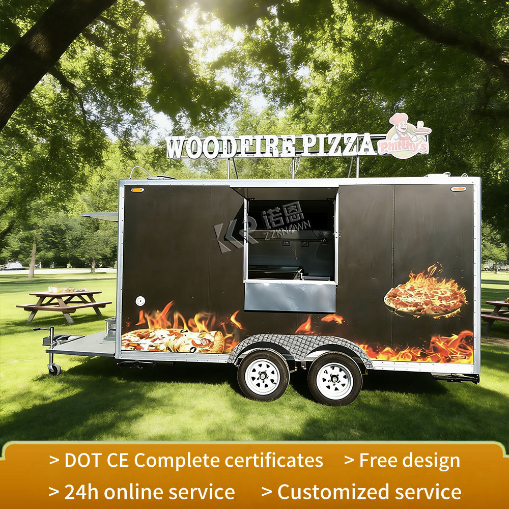 Customizable Food Vending Cart – Commercial Kitchen Trailer recenzja i cena