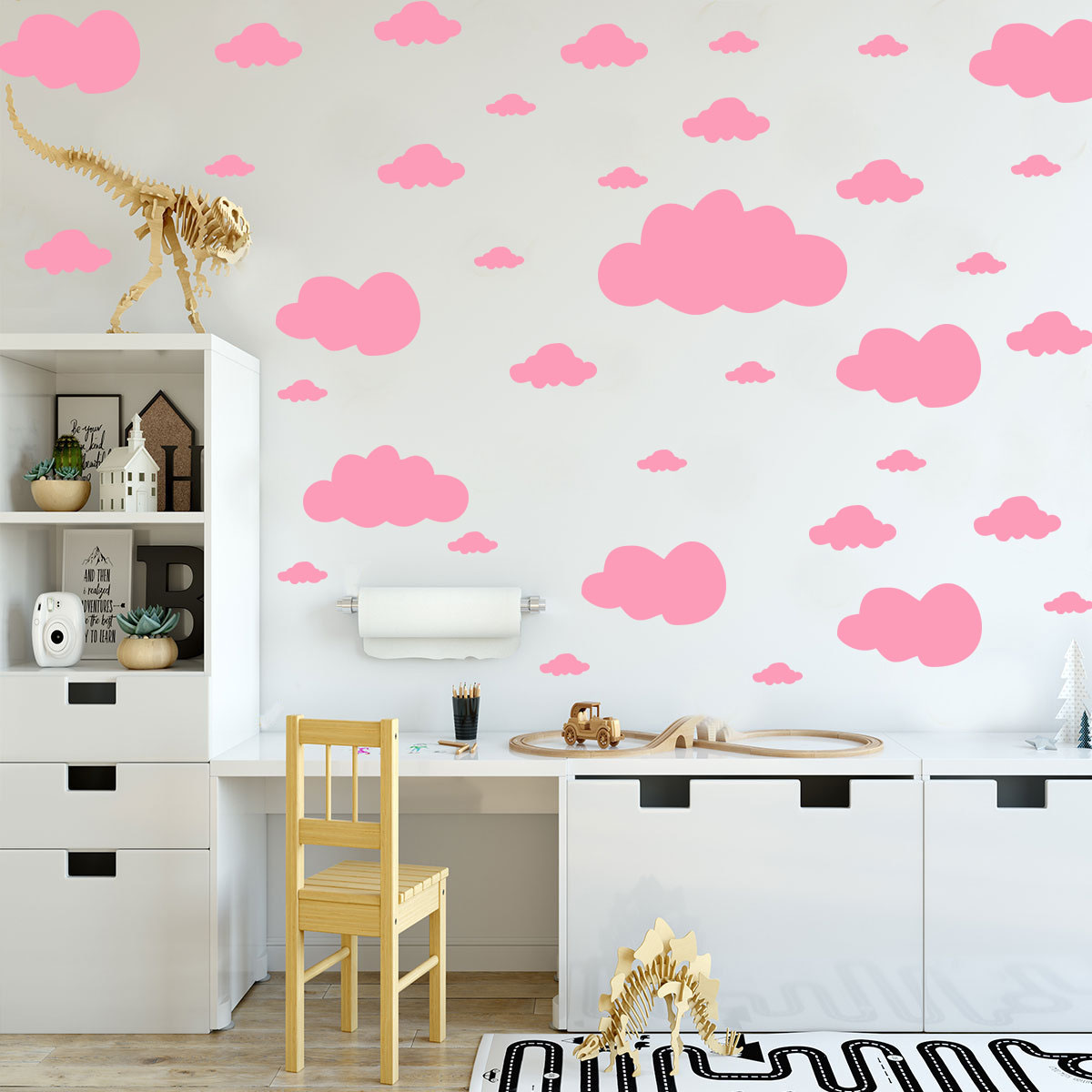 68 Pcs DIY Clouds Wall Sticker – Commercial Kitchen Tiles recenzja i cena