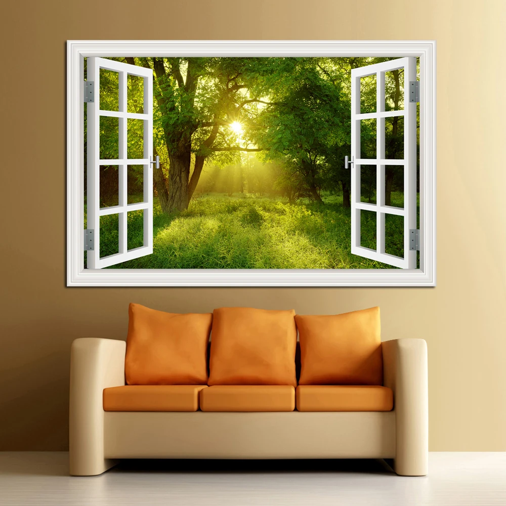 Forest 3D Window Landscape Wal – Commercial Kitchen Tiles recenzja i cena