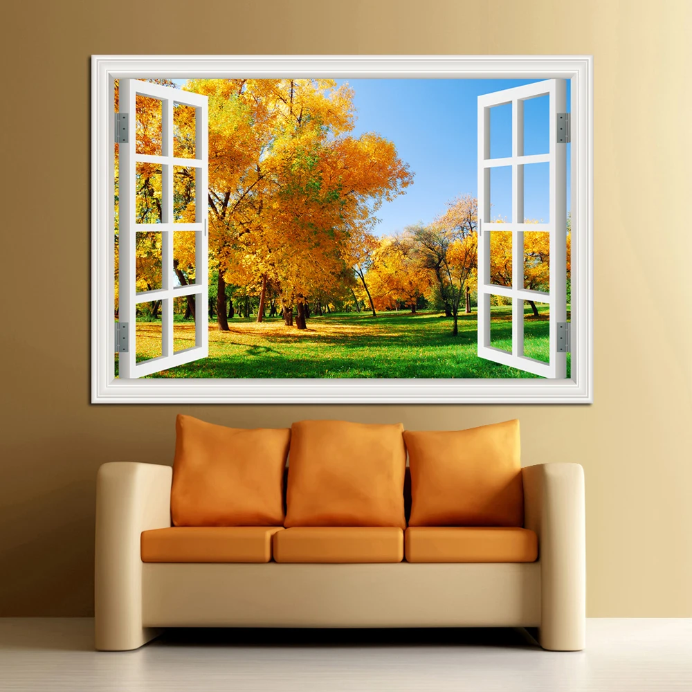 Forest 3D Window Landscape Wal – Commercial Kitchen Tiles recenzja i cena