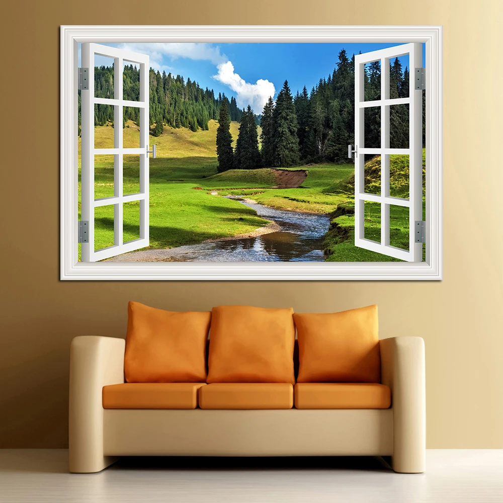 Forest 3D Window Landscape Wal – Commercial Kitchen Tiles recenzja i cena