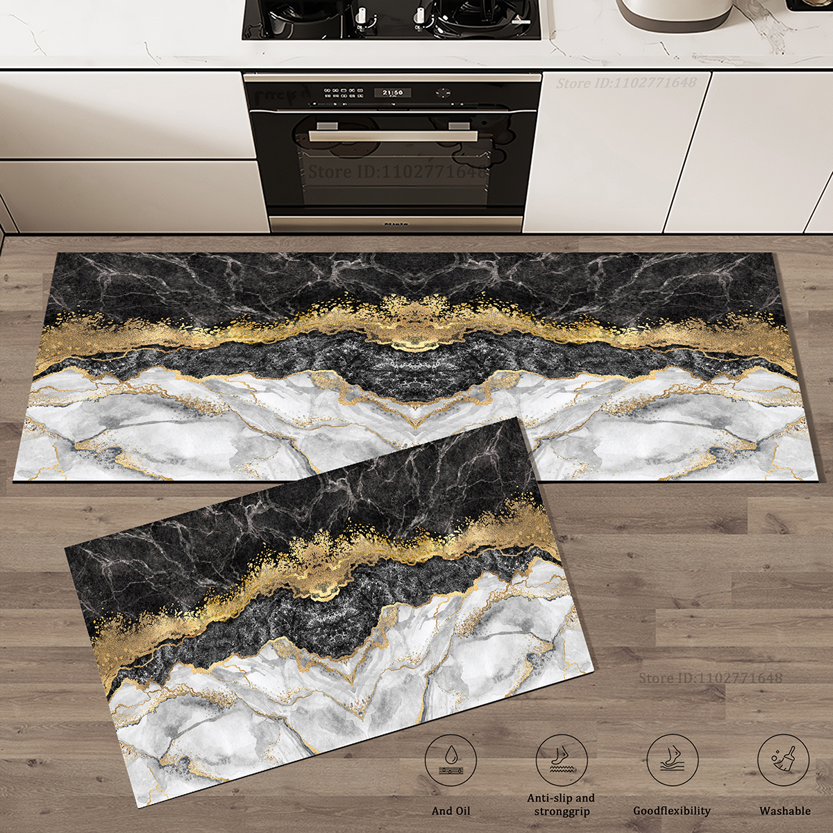 Marble Pattern Kitchen Absorbe – Kitchen Flooring Commercial recenzja i cena
