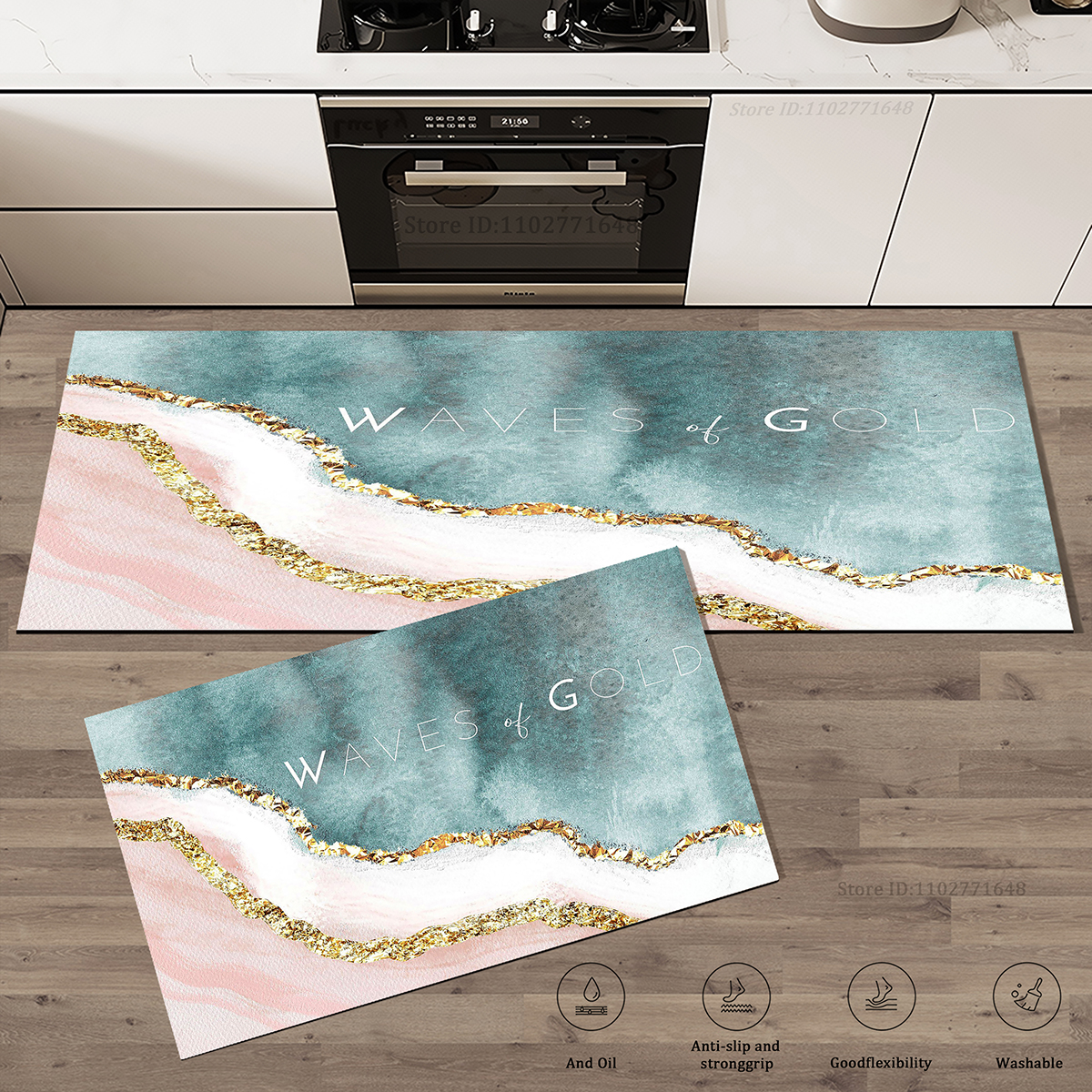 Marble Pattern Kitchen Absorbe – Kitchen Flooring Commercial recenzja i cena