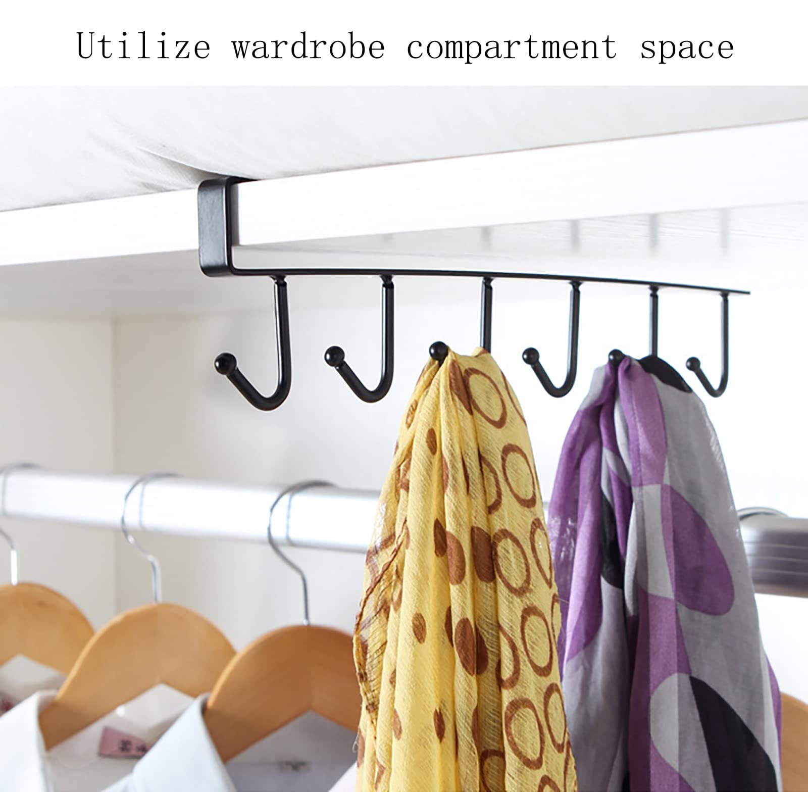 1/2/3PC 6 Hooks Kitchen Cabine – Commercial Kitchen Organiser recenzja i cena