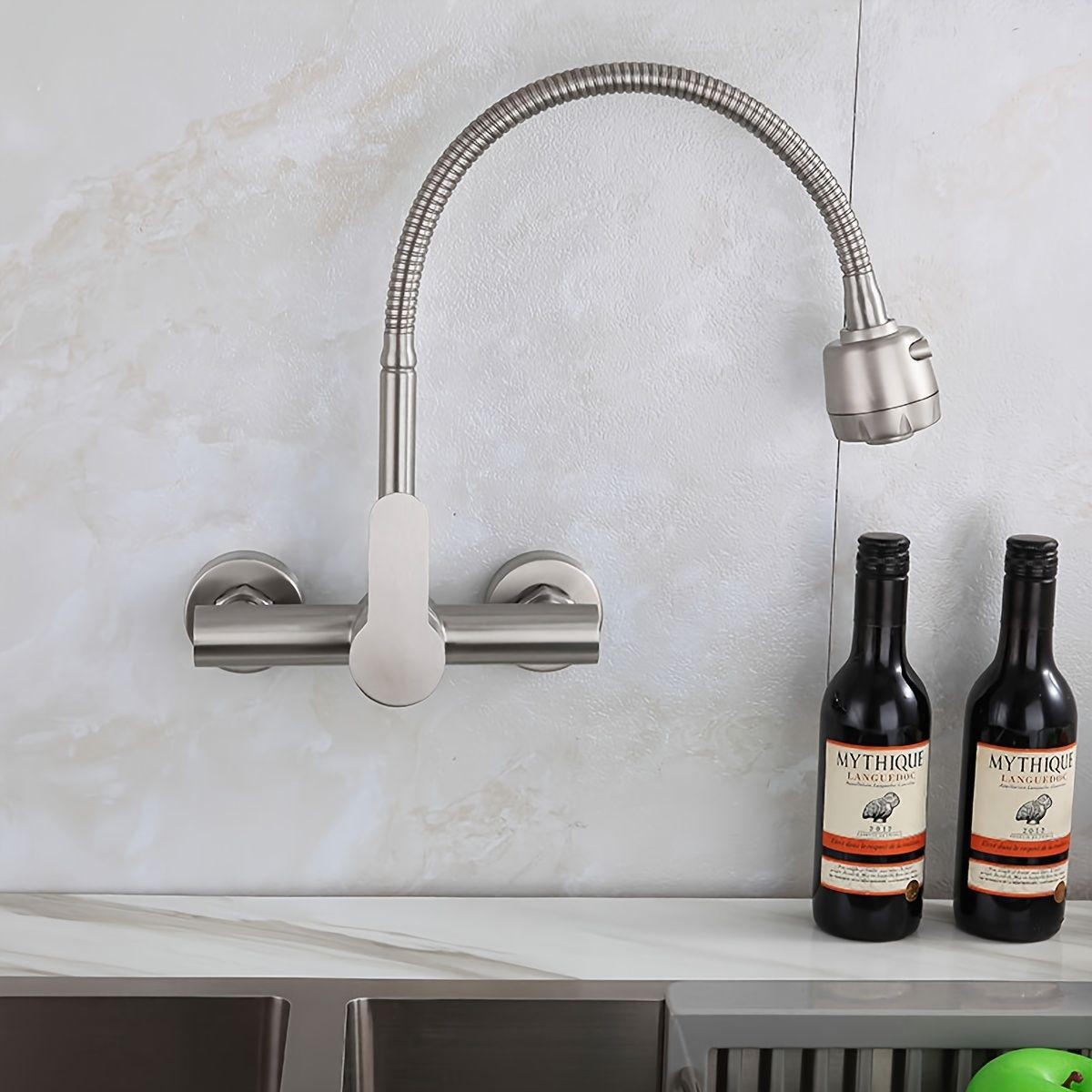 Wall-Mounted Kitchen Faucet, S – Commercial Kitchen Utensils recenzja i cena