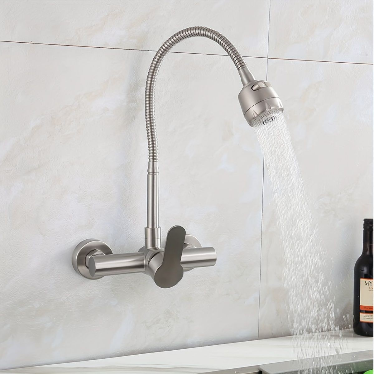 Wall-Mounted Kitchen Faucet, S – Commercial Kitchen Utensils recenzja i cena