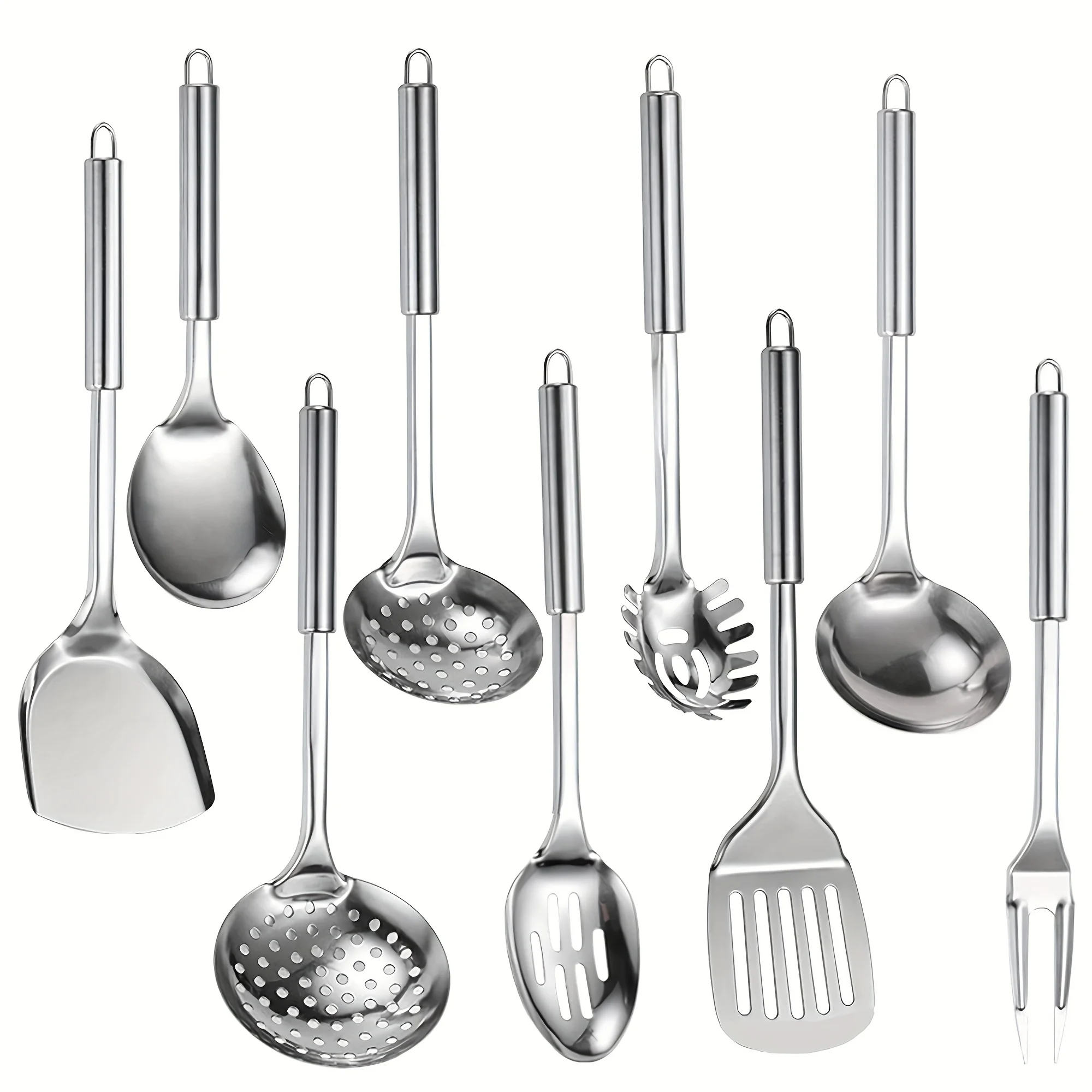 9pcs Cooking Utensil Set, 304  – Commercial Kitchen Utensils recenzja i cena
