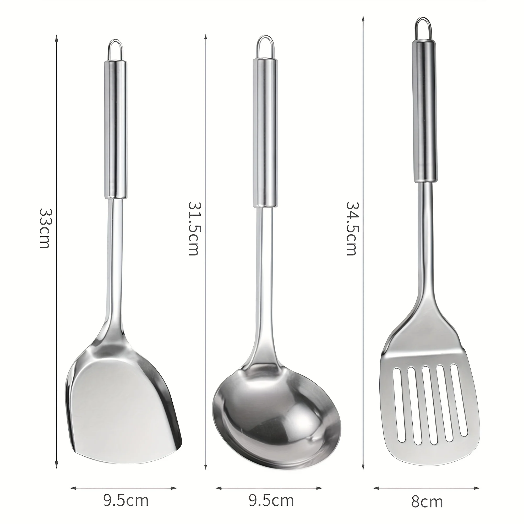 9pcs Cooking Utensil Set, 304  – Commercial Kitchen Utensils recenzja i cena