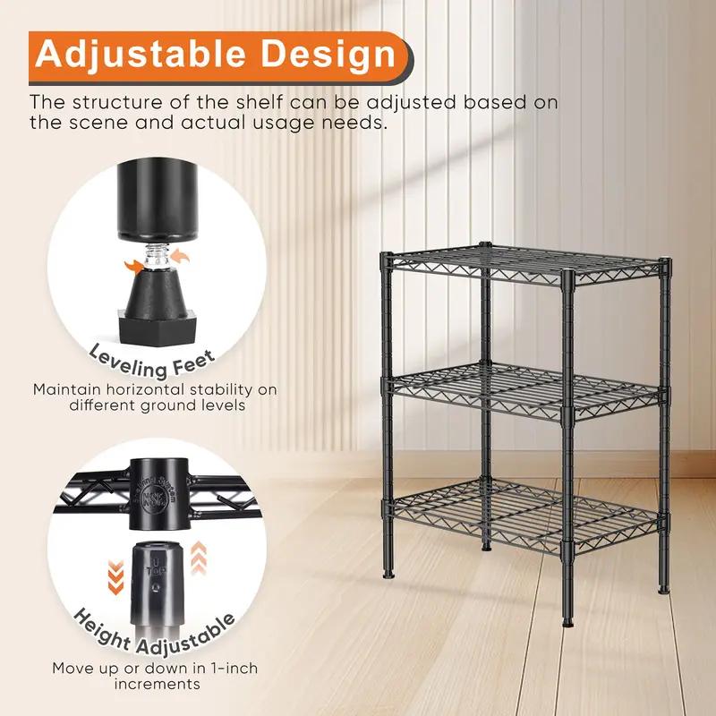 Sweetcrispy 4-Tier Metal Wire  – Commercial Kitchen Units recenzja i cena