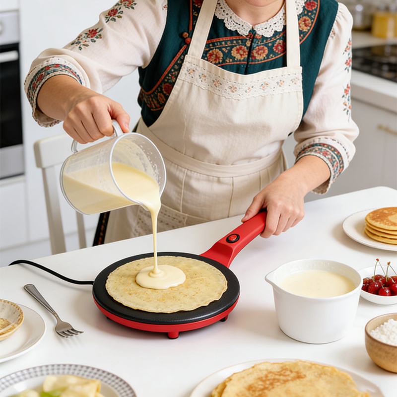 Single-Sided Heating Electric  – Crepe Maker Griddle recenzja i cena