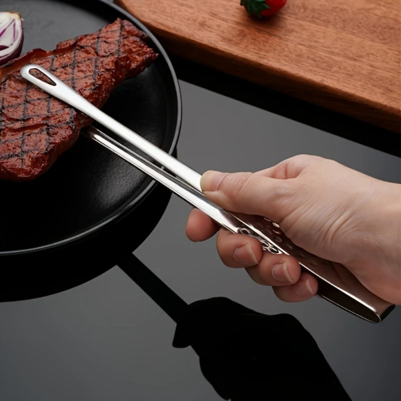 Stainless Steel BBQ Grill Tong – Commercial Kitchen Cooking recenzja i cena