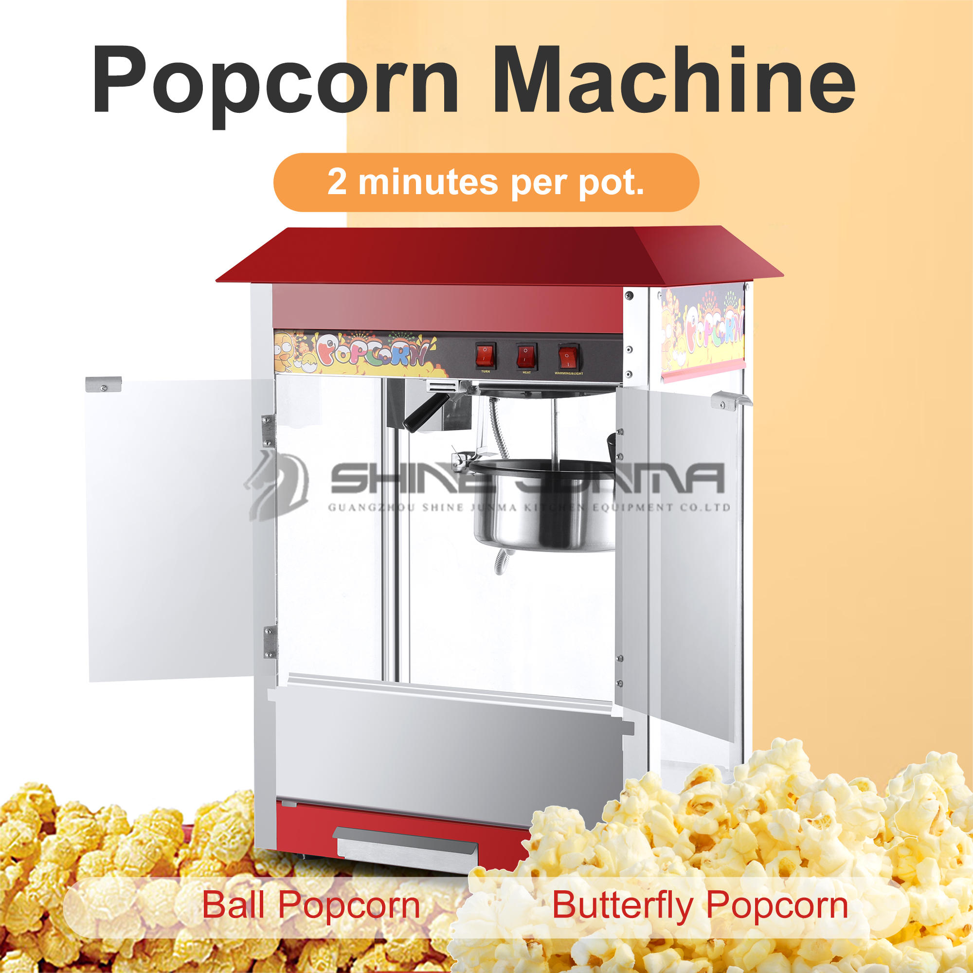 Red Roof Commercial Electric P – Commercial Popcorn Machine recenzja i cena