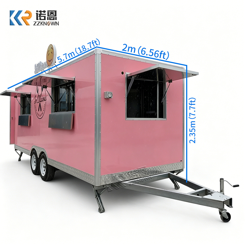 High Quality Food Truck Commer – Commercial Kitchen Trailer recenzja i cena