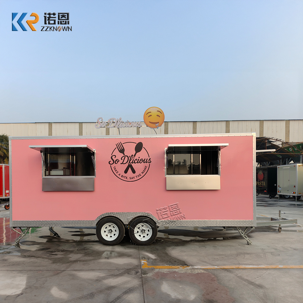 High Quality Food Truck Commer – Commercial Kitchen Trailer recenzja i cena