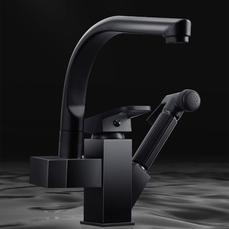 Kitchen Sink Faucet Black Pull – Commercial Kitchen Mixer Tap recenzja i cena