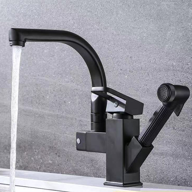 Kitchen Sink Faucet Black Pull – Commercial Kitchen Mixer Tap recenzja i cena