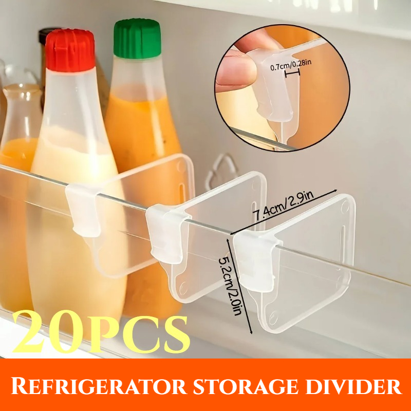 5-20PCS Sturdy Clear Refrigera – Commercial Kitchen Organiser recenzja i cena