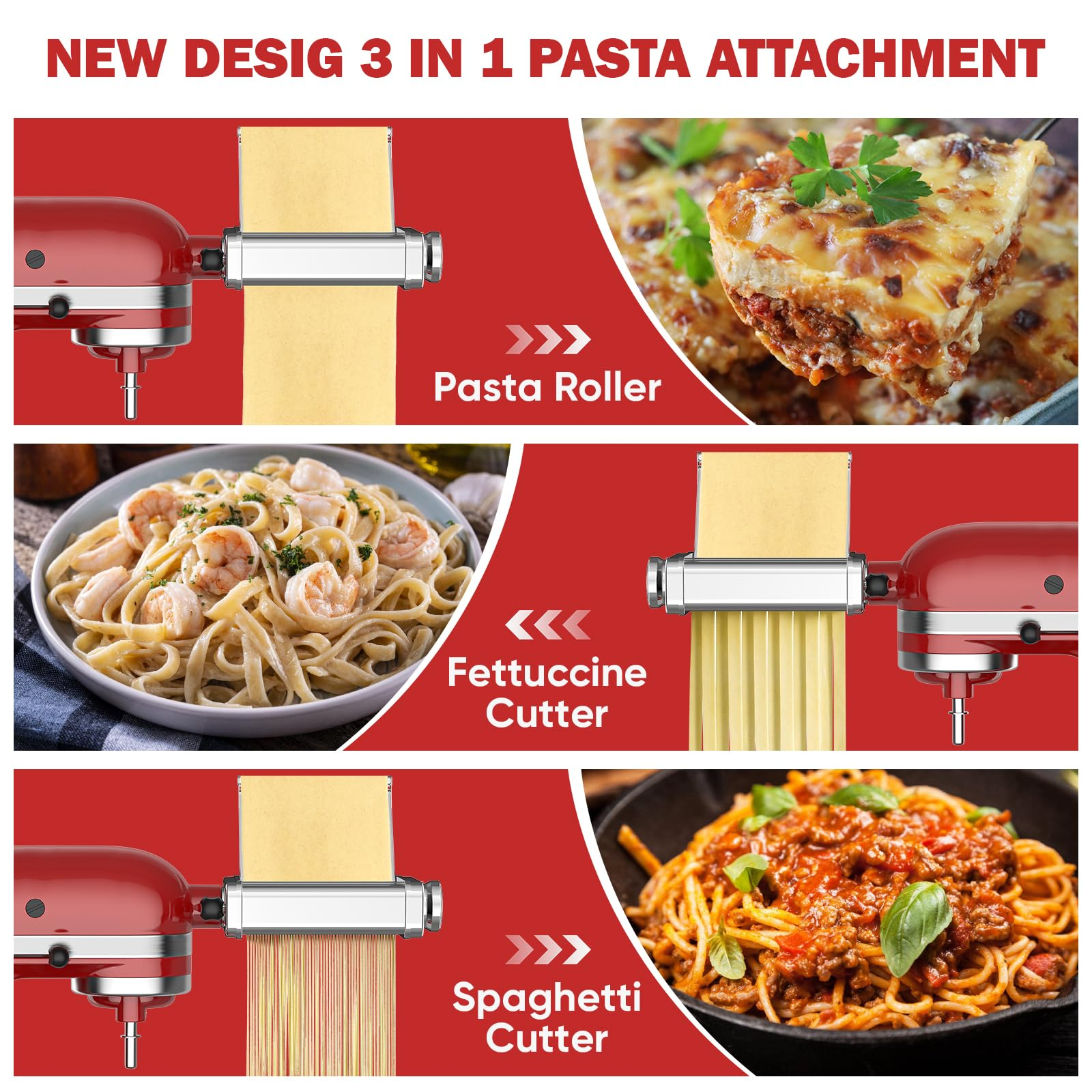 Gvode 3 in 1 Pasta Attachment  – Commercial Kitchen Units recenzja i cena