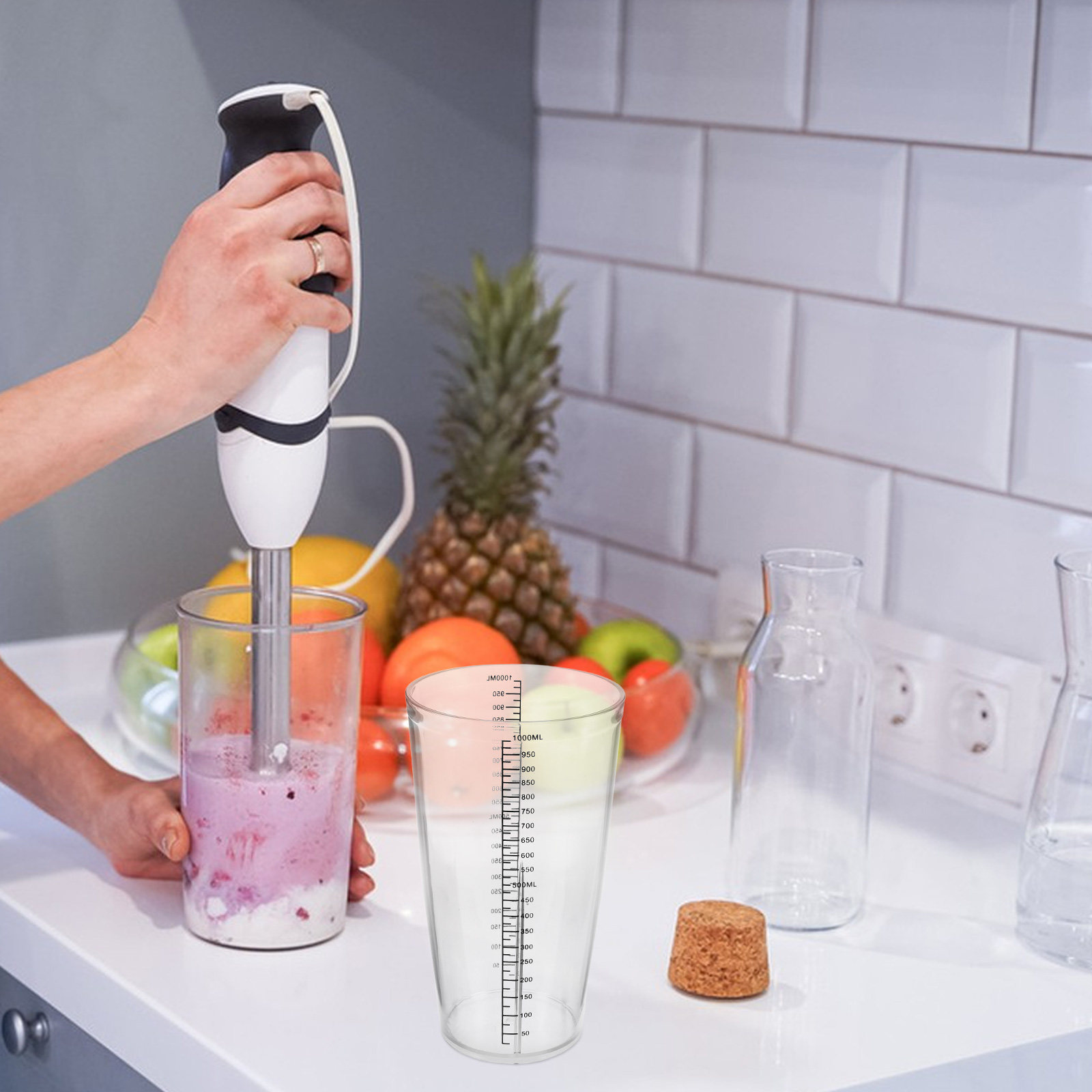 1000Ml Graduated Mixing Cup Re – Bar Blender Mixing recenzja i cena