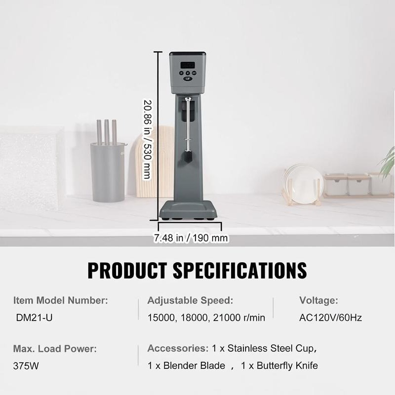 Beverage Mixing Machine, 820ml – Bar Blender Mixing recenzja i cena
