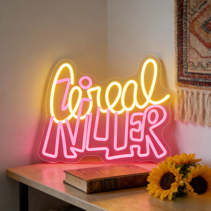 Cereal Killer Yellow Pink LED  – Commercial Kitchen Ideas recenzja i cena