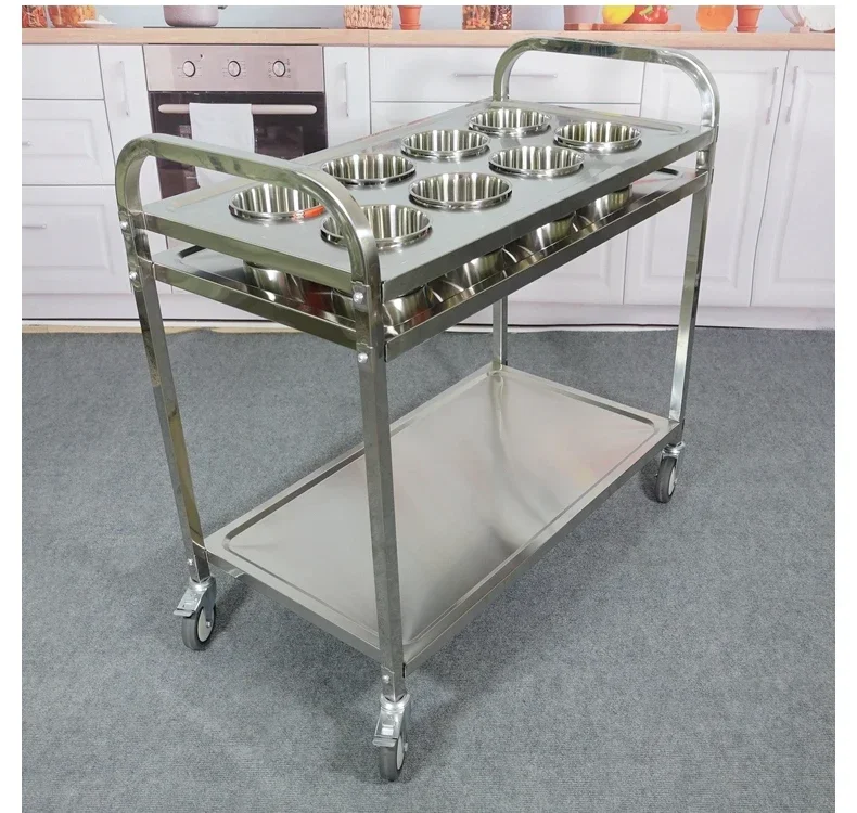 Stainless steel two-layer mobi – Commercial Kitchen Plumbing recenzja i cena