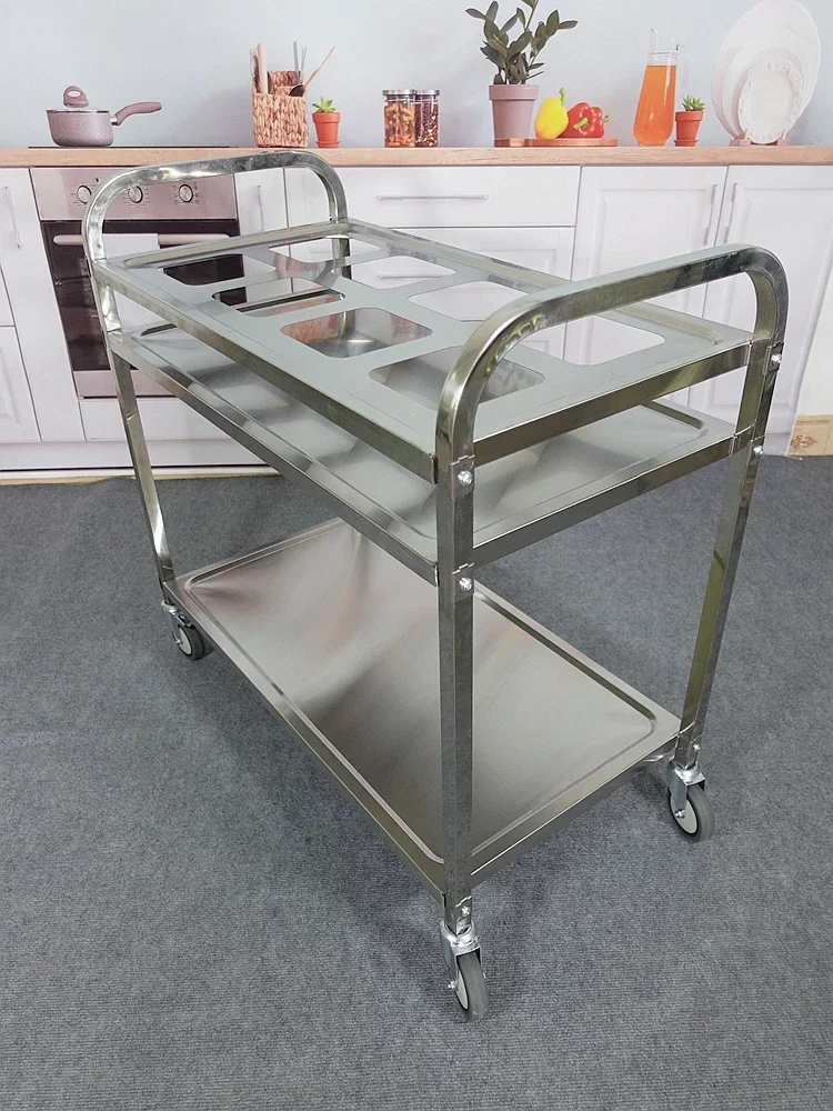 Stainless steel two-layer mobi – Commercial Kitchen Plumbing recenzja i cena