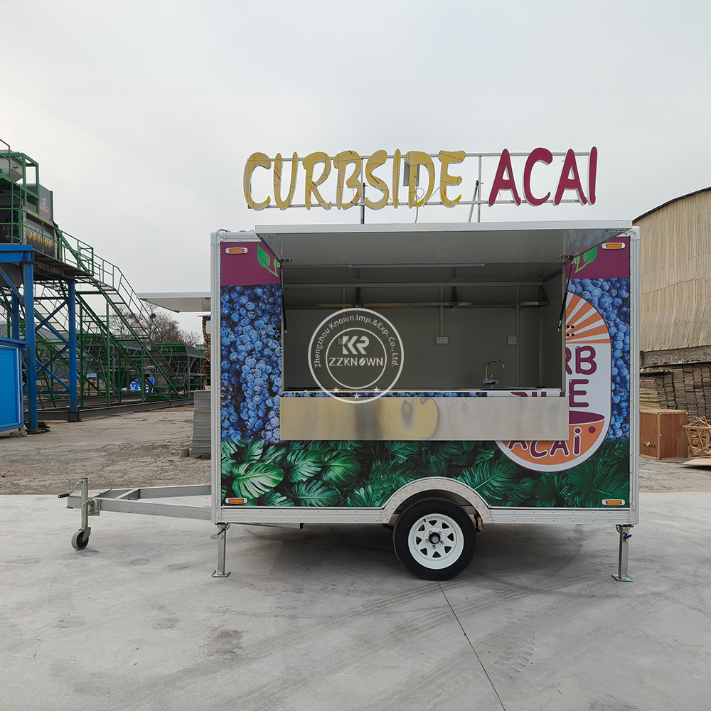 Mobile Food Cart Burger BBQ Co – Commercial Kitchen Trailer recenzja i cena