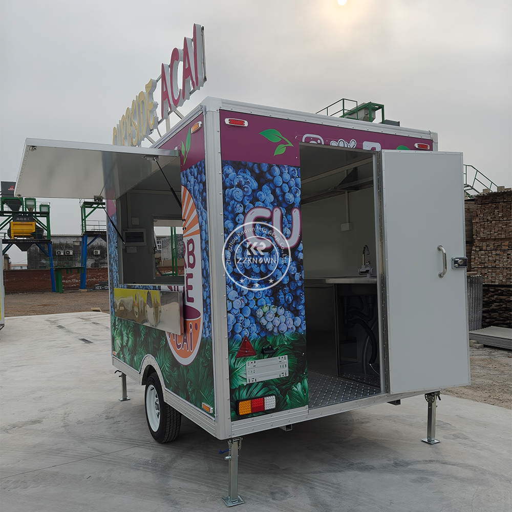 Mobile Food Cart Burger BBQ Co – Commercial Kitchen Trailer recenzja i cena