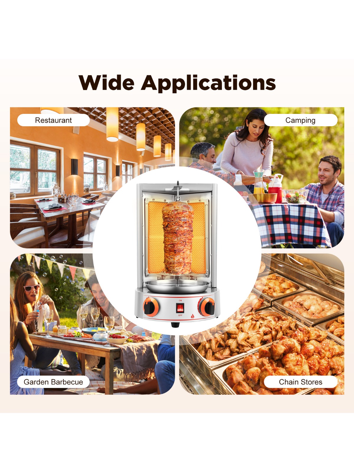 Electric Vertical Broiler 360° – Commercial Kitchen Broiler recenzja i cena