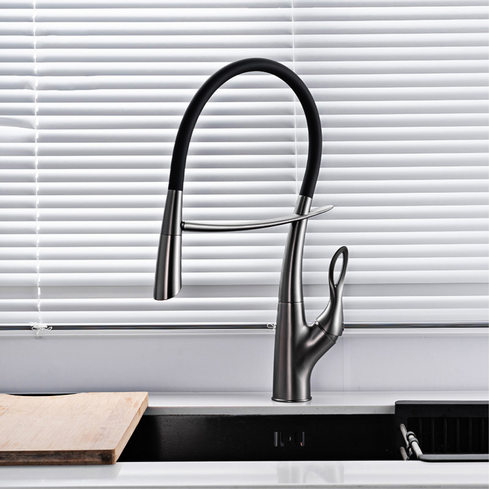Modern luxury black brass kitc – Commercial Kitchen Mixer Tap recenzja i cena