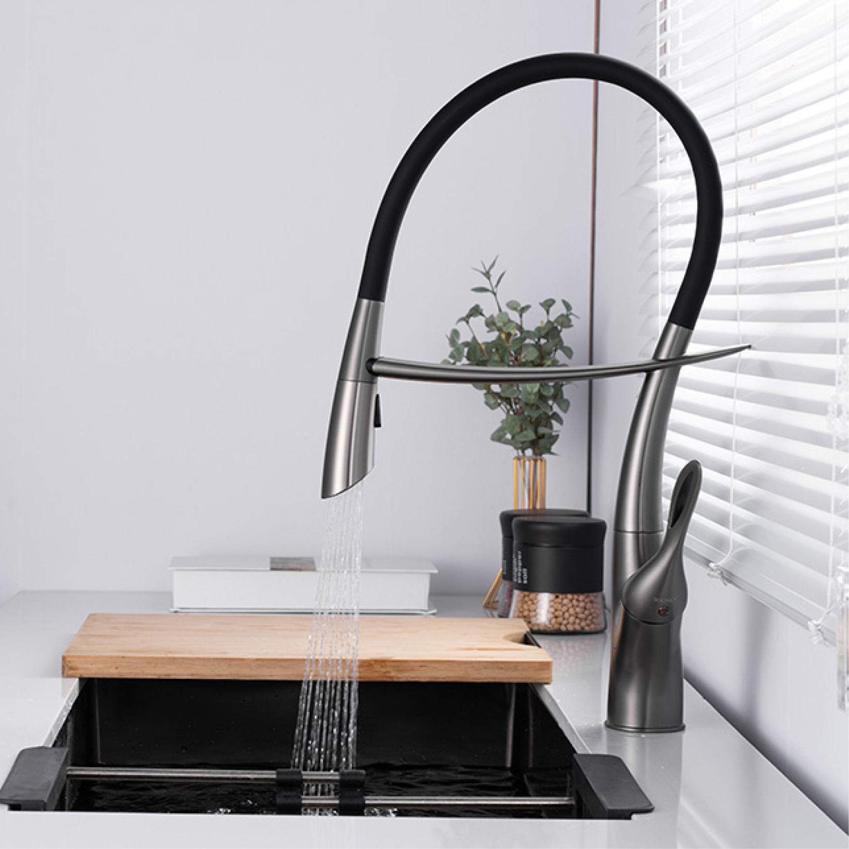 Modern luxury black brass kitc – Commercial Kitchen Mixer Tap recenzja i cena