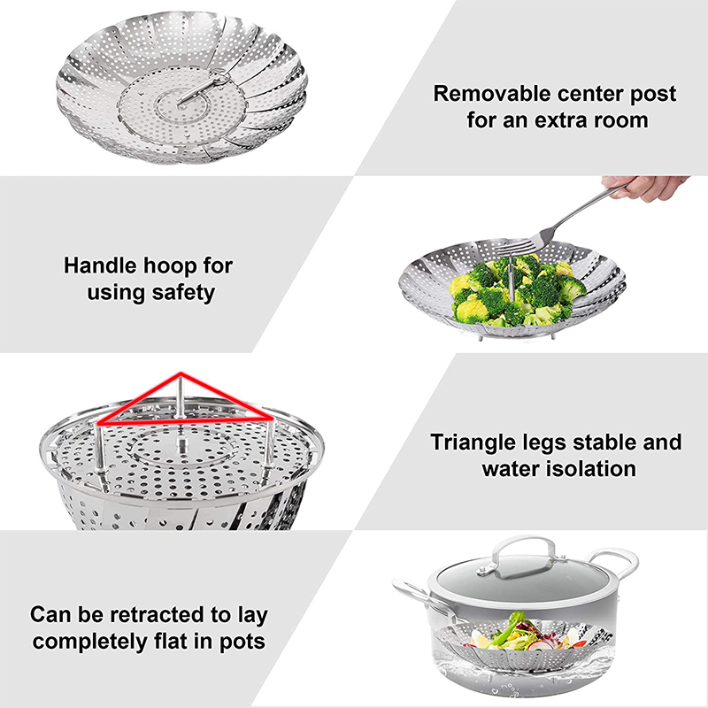 LMETJMA Expandable Stainless S – Commercial Kitchen Steamer recenzja i cena