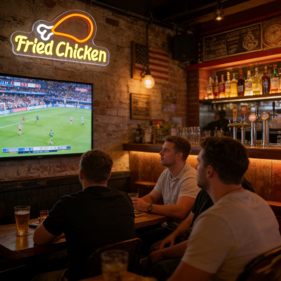 Fried Chicken LED Neon Sign fo – Commercial Kitchen Ideas recenzja i cena